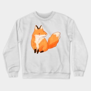 Cute fox sitting illustration Crewneck Sweatshirt